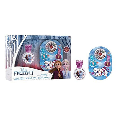 Disney Frozen II Gift Set 30ml EDT + 2x Nail Polish + Nail Gems